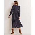 Boden Fixed Wrap Jersey Midi Dress - Navy