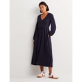 Boden Long Sleeve Jersey Midi Dress - Navy