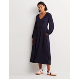 Boden Long Sleeve Jersey Midi Dress - Navy