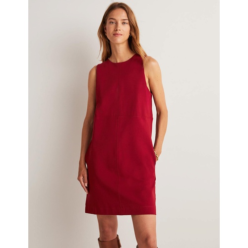 보덴 Boden Jersey Mini Shift Dress - Russet Red