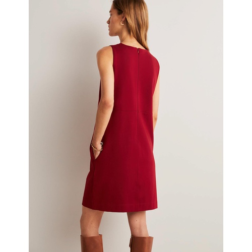 보덴 Boden Jersey Mini Shift Dress - Russet Red