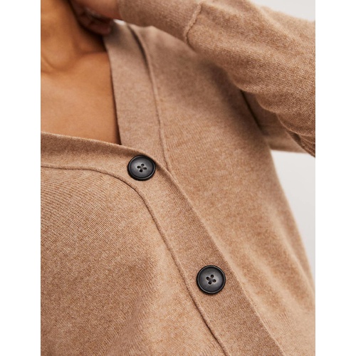 보덴 Boden Cashmere V-neck Cardigan - Camel Melange