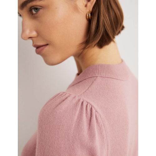 보덴 Boden Cashmere Puff Shoulder Sweater - Violet Purple