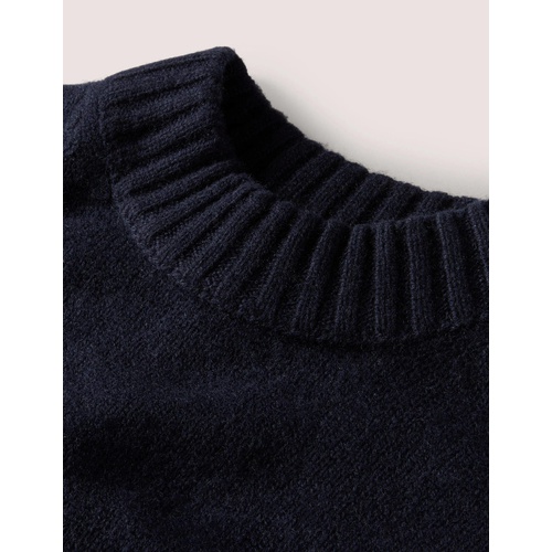 보덴 Boden Chunky Cashmere Crew Vest Top - Navy