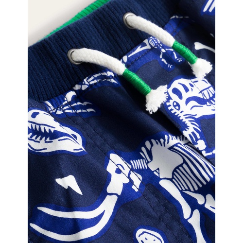 보덴 Boden Adventure Shorts - Starboard Blue Dino Skeletons