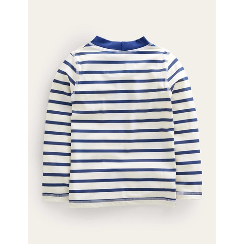 보덴 Boden Rash Guard - College Navy, Ivory Stripe