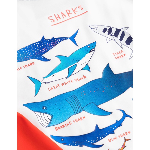 보덴 Boden Novelty Rash Vest - Foil Sharks