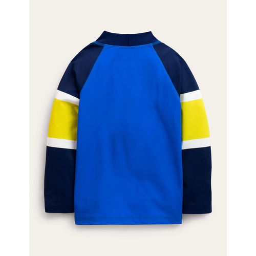 보덴 Boden Rash Guard - Blue Colourblock