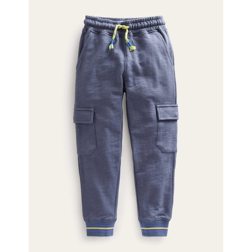 보덴 Boden Slub Cargo Joggers - Robot Blue