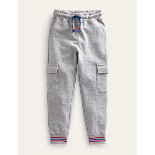 보덴 Boden Slub Cargo Joggers - Grey Marl