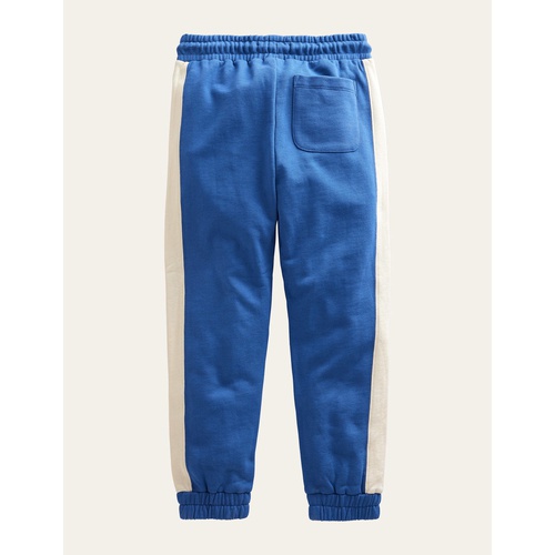 보덴 Boden Side Panel Texture Joggers - Bluing Blue