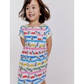 Boden Fun Jersey Dress - Multi Stripe Bee