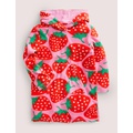 Boden Pattern Towelling Beach Dress - Tickled Pink Strawberries
