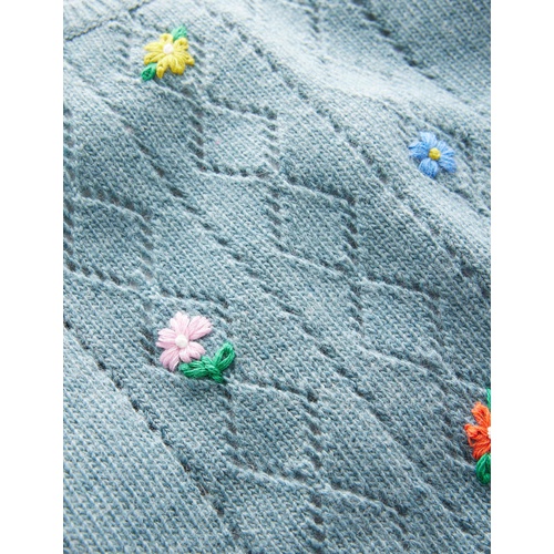 보덴 Boden Embroidered Knitted Playset - Pebble Blue