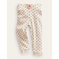 Boden Ribbed Lace Leggings - Vanilla Pod Micro Bud