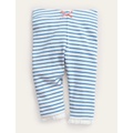 Boden Ribbed Lace Leggings - Ivory/Penzance Blue