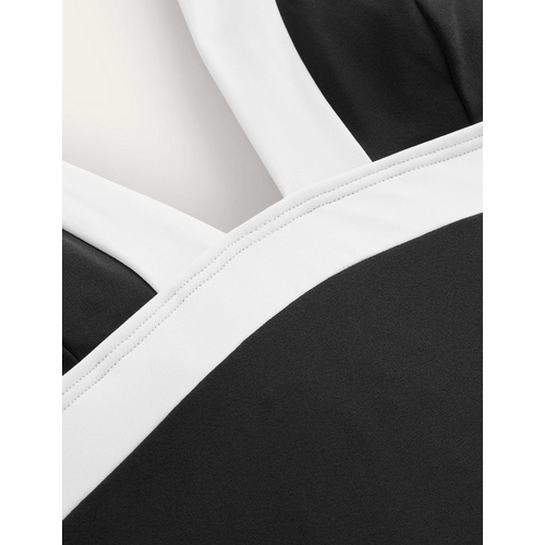 보덴 Boden Ithaca Halter Swimsuit - Black Colourblock