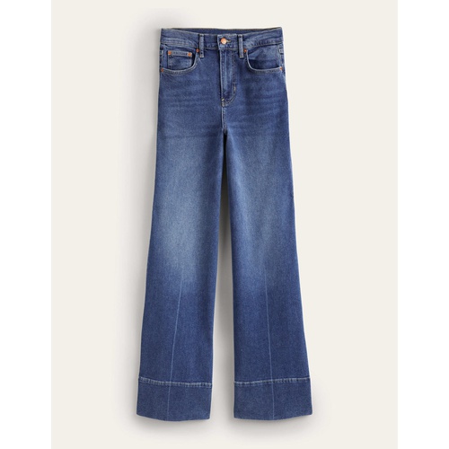 보덴 Boden Full Length Straight Jeans - Mid Vintage