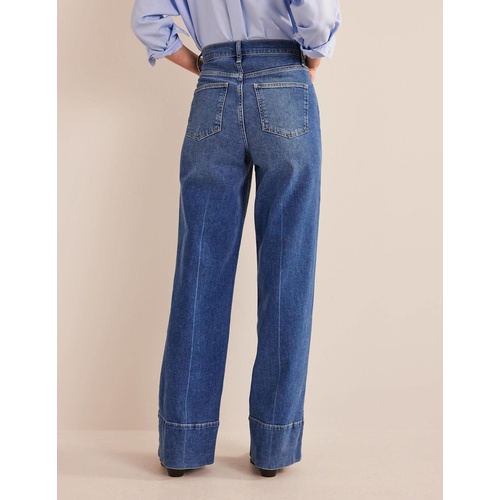 보덴 Boden Full Length Straight Jeans - Mid Vintage