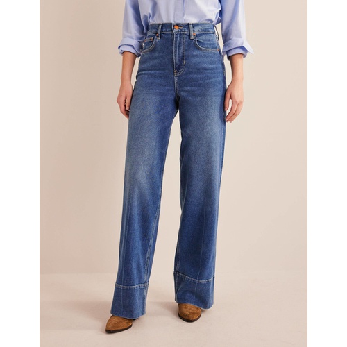 보덴 Boden Full Length Straight Jeans - Mid Vintage