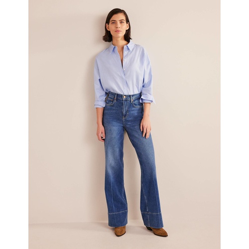 보덴 Boden Full Length Straight Jeans - Mid Vintage