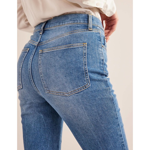보덴 Boden High Rise Flare Jeans - Mid Vintage