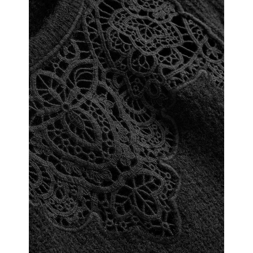 보덴 Boden Embroidered Detail Jumper - Black