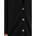 Boden Long Cashmere Cardigan - Black