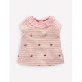 Boden Embroidered Jersey Top