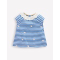 Boden Embroidered Jersey Top