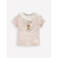 Boden Ruffle Neck T-Shirt