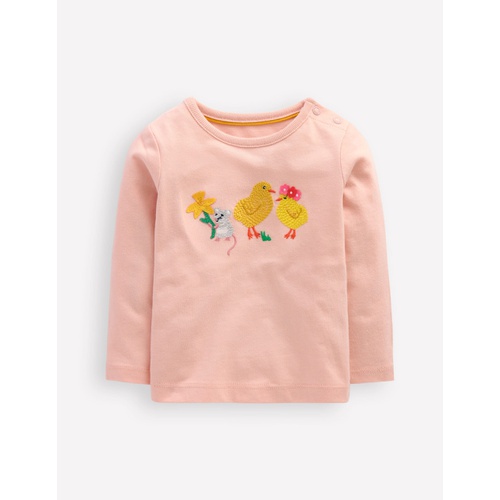 보덴 Boden Long Sleeve Logo T-shirt
