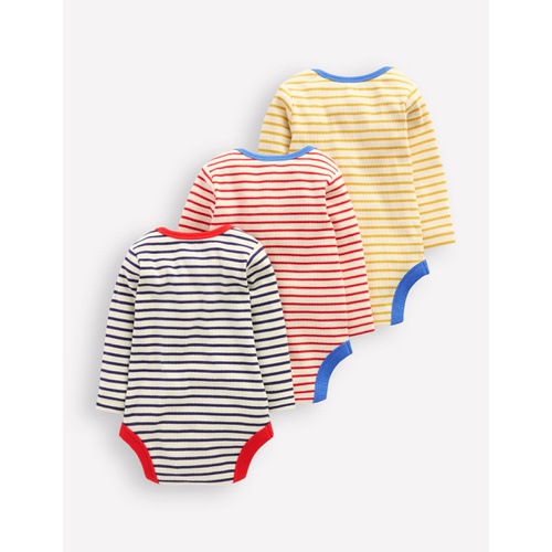 보덴 Boden 3 Pack Ribbed Bodies