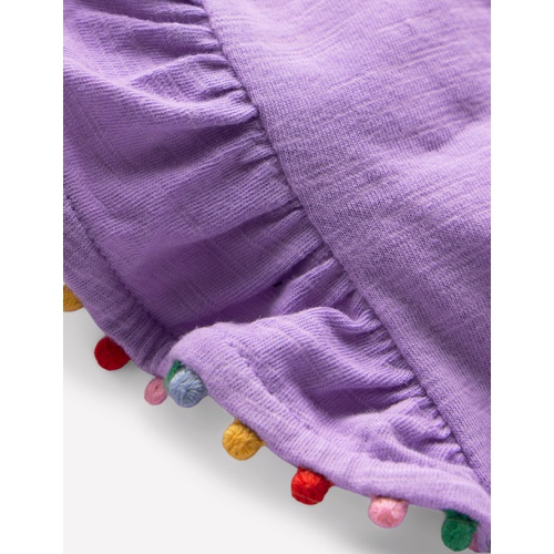 보덴 Boden Frill Sleeve Pom Top