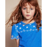 Boden Broderie Sleeve Tee