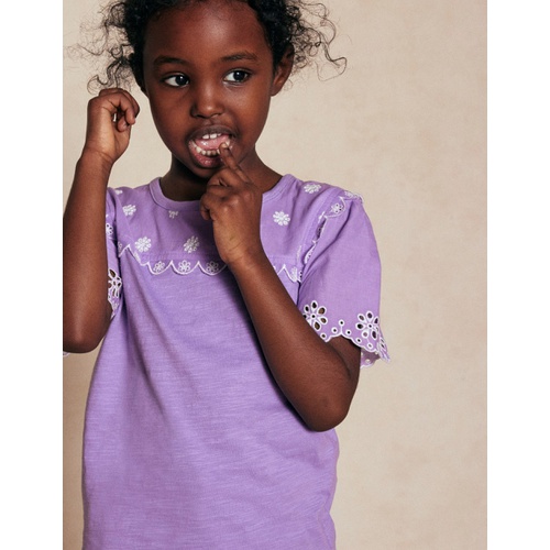 보덴 Boden Broderie Sleeve Tee