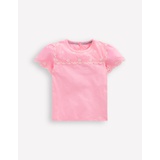 Boden Broderie Sleeve Tee