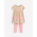 Boden Short-sleeved print tunic set