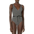 Body Glove Womens Standard Pam V-Neck One-Piece Swimsuit with Deep V Back