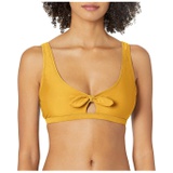 Body Glove Womens Standard Smoothies May Solid Bikini Top Swimsuit with Peekaboo Front Bow Detail