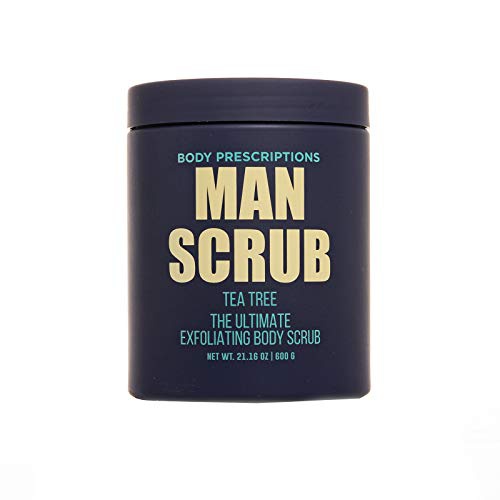  Body Prescriptions Body Scrub for Men, Jar with Twist Top