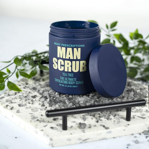  Body Prescriptions Body Scrub for Men, Jar with Twist Top