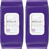 Body Prescriptions - 2 Pack (60 Count Each) Skin Cleansing Micellar Makeup Remover Wipes