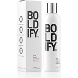 BOLDIFY Hair Boost Thickening Shampoo - Natural Volumizing Shampoo for Fine Hair, No Sulfates, Biotin Shampoo Strand Retention, Anti-Hair Loss Shampoo Instantly Stimulates Thicker