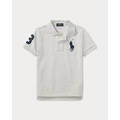 Big Pony Cotton Mesh Polo Shirt