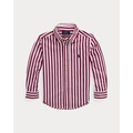 Striped Cotton Poplin Shirt