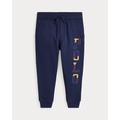 Corduroy-Logo Fleece Jogger Pant