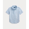 Cotton Oxford Short-Sleeve Uniform Shirt