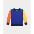 Color-Blocked Double-Knit Sweatshirt