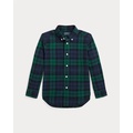 Plaid Cotton Oxford Shirt